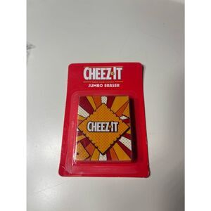 New Cheez-It Jumbo Eraser – Bright Red & Orange